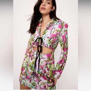 Nasty Gal Blazer Sequin Dress